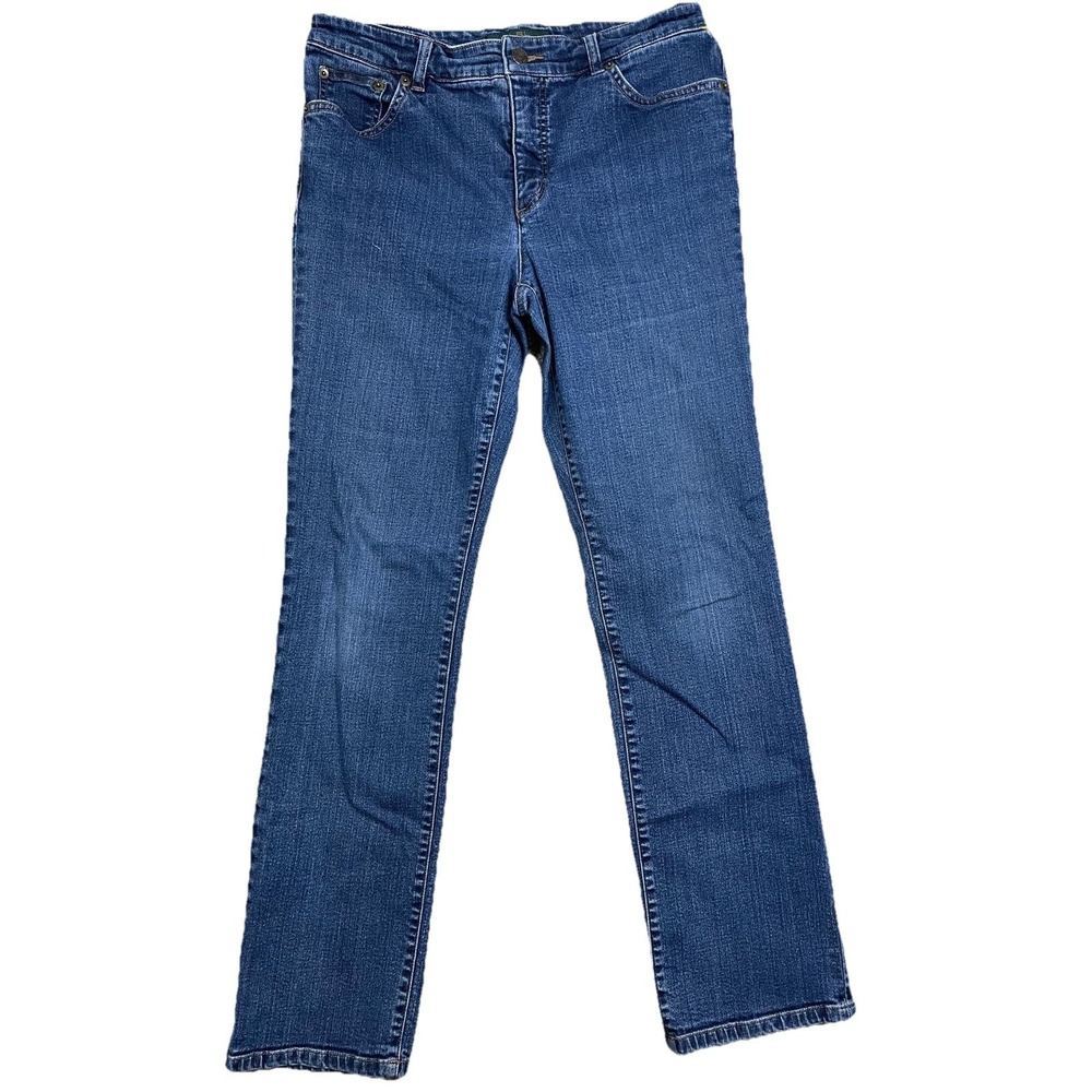 Lauren Ralph Lauren Jeans Womens‎ 10 Blue Denim Pockets Heritage Preppy